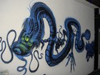 Check out the cool graffiti...opps..artwork